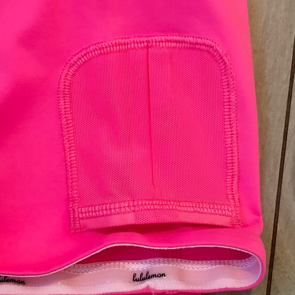 NWT Lululemon 6 Pace Setter Skirt RARE Pinkalicious Hot Pink Rear Pleats - Picture 10 of 15